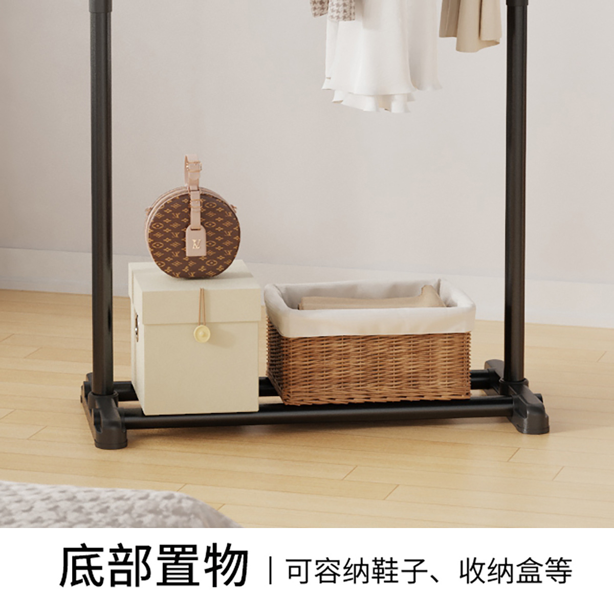 percha de ropa interior retráctil simple percha de ropa móvil percha de ropa para dormitorios de estudiantes para secar estante de ropa