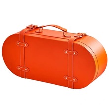 高當端午粽子收納盒復合材料紅酒橙色特種紙星級酒店月餅禮品盒