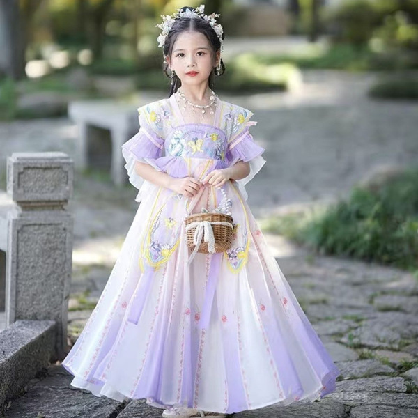 Children's summer thin Hanfu
