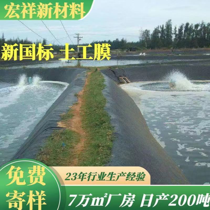 灌溉水渠防渗膜水利工程护坡1.0mm土工膜蓄水池hdpe防渗土工膜