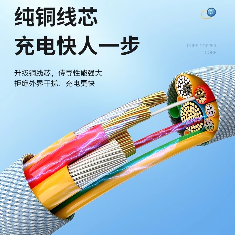 Typec 高速充電データケーブル 6A Apple Huawei Honor vivo Samsung Android 携帯電話 100 ワット充電ケーブルに適しています|undefined