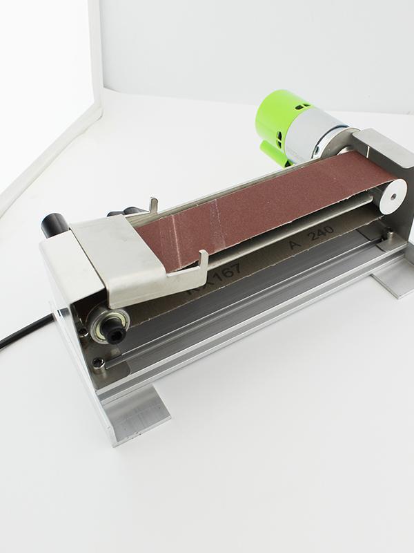 小型台式多功能砂带机磨刀微型电动抛光机金属木工打磨机磨刀机