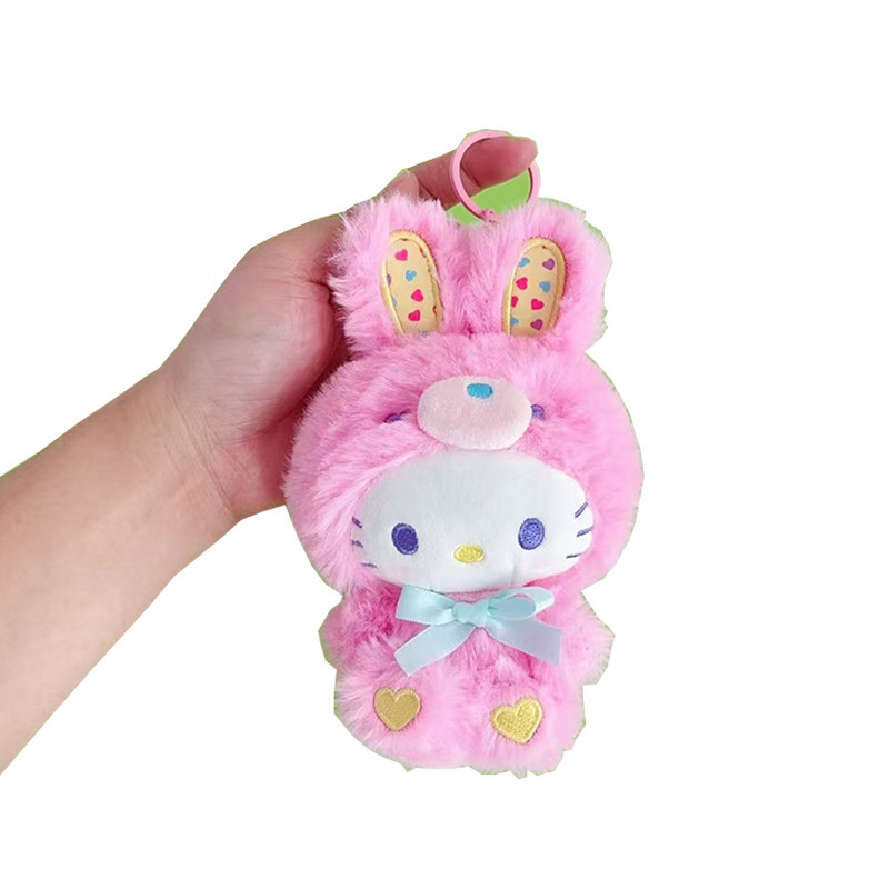 かわいい復活ウサギ女装サンリオぬいぐるみペンダントクロメメロディー人形キーホルダー人形卸売|undefined