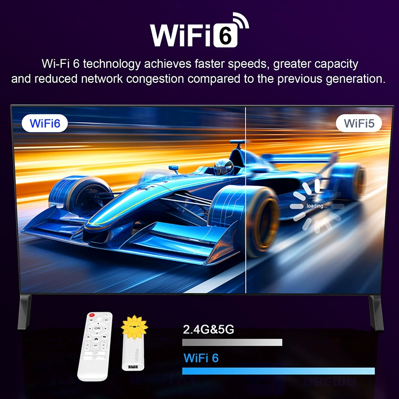 H96 MAX h313 мини ТВ-приставка Android 14 интернет ТВ-бокс 4K HD для домашнего ТВ