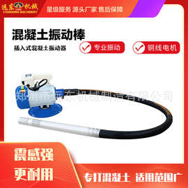 插入式混凝土振动棒电机 220v/380v振捣器振捣棒背负式平板振动器