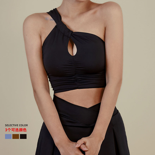 Wuxi Guiyi Sexy Strapless Sports Bra Fitness Tank Top Yoga Push-up Shockproof Top Sexy Fitness Wear