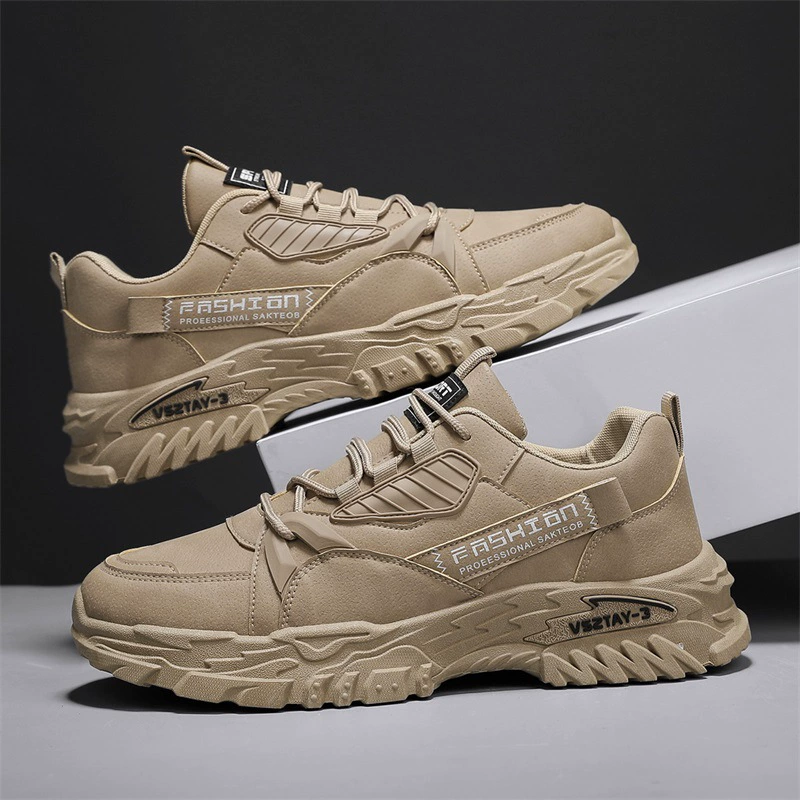 Страхование труда Мужская обувь осенняя строительная площадка водонепроницаемая нескользящая рабочая обувь на открытом воздухе легкая повседневная спортивная обувь для походов