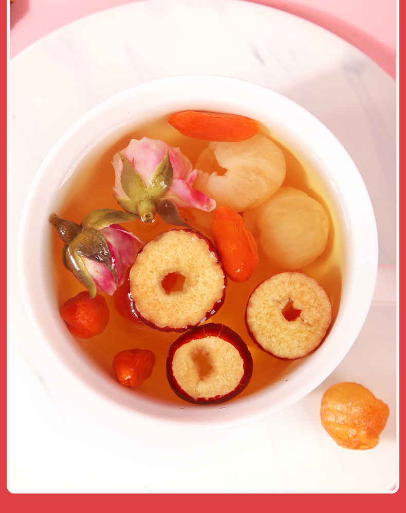 Longan Red Date Goji Herbal Tea Gui Yuan Hong Zao Gou Qi Cha 100g 10 Teabags Daily Wellness Brew specifications