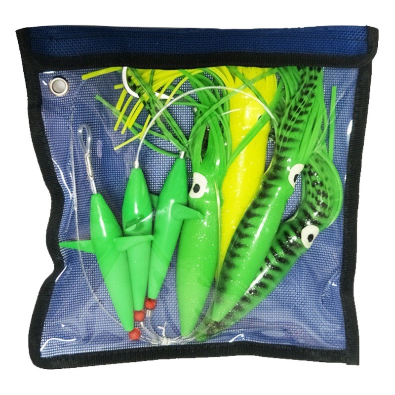 80 "Squid Plane Bait Giant Big Pull Troll Chain Tuna Marlin Fake Bait Luya Tackle Fishing Tackle