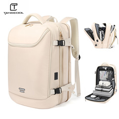 跨境新款男士双肩包时尚多功能电脑背包大容量可扩容学生书包批发