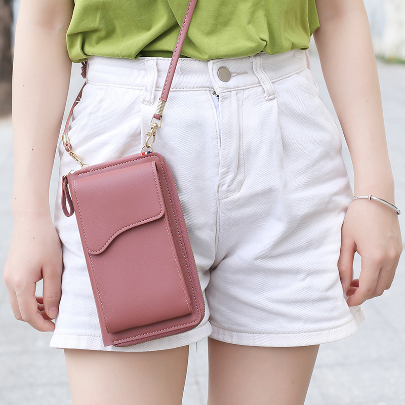 Cross-border foreign trade mobile phone bag women's crossbody bag new Korean version buckle mobile phone bag mini small bag women's bag factory wholesale