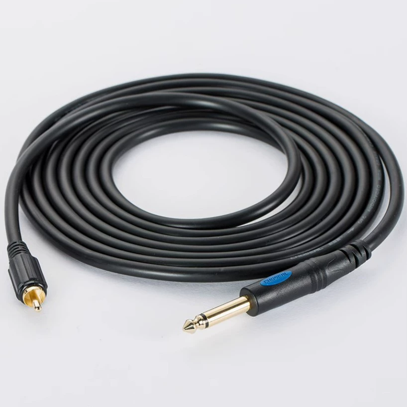 Akihabara Q-386 6,35 к RCA линия лотоса 1,5 метра аудиолиния между мужчинами из чистой меди