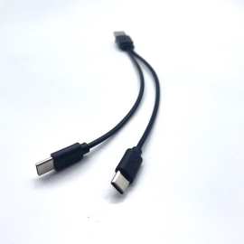 无线麦克风二合一数据线 usb一拖二双头type-c安卓一分二充电线