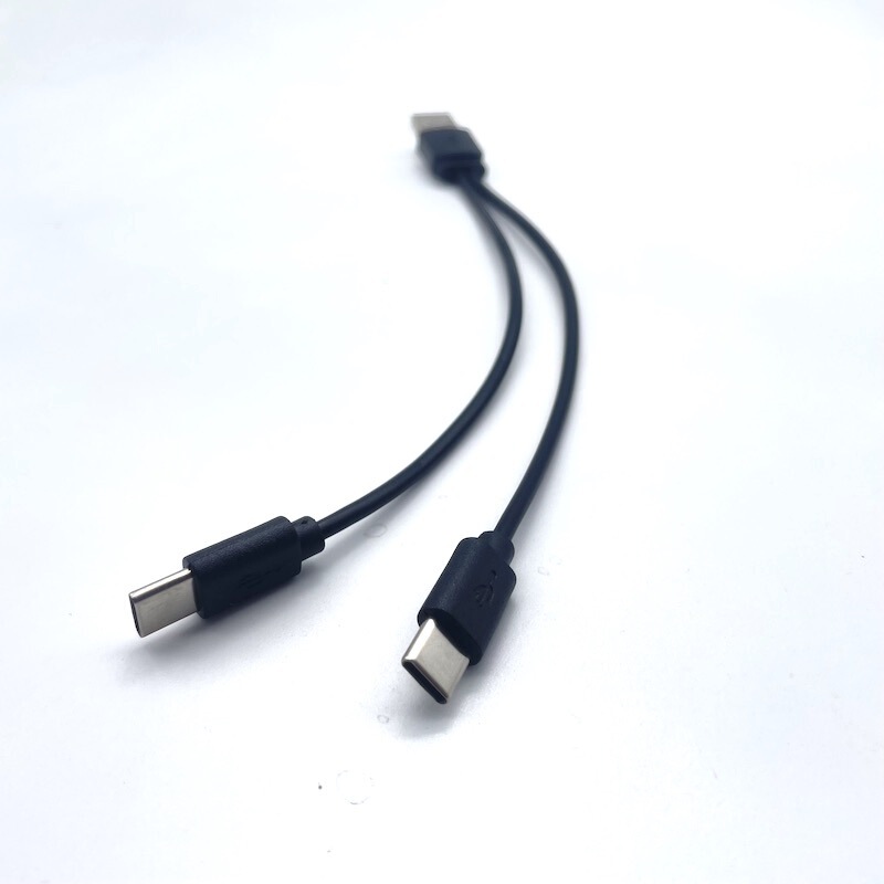 Wireless Microphone Two-In-One Data Cable USB One-To-Two Double-Head Type-C Android One-To-Two Charging Cable