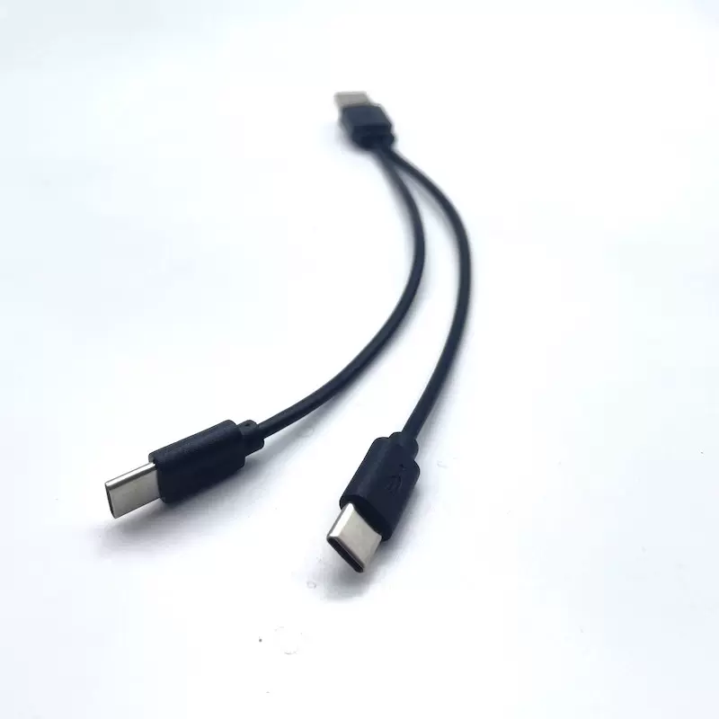 无线麦克风二合一数据线 usb一拖二双头type-c安卓一分二充电线
