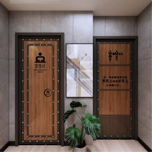 倉庫個性風門包廂 衛生間廁所創意門實木門房廚房工業集裝箱樣品