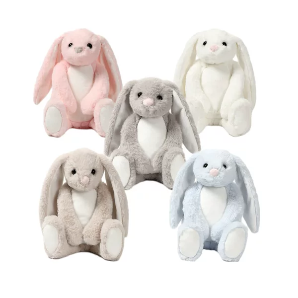 Cross-border Easter stuffed belly rabbit long-eared sublimation rabbit sublimation bunny long-eared rabbit