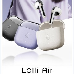 漫步者LolliAir蓝牙耳机2025新款通话降噪半入耳无线运动跑步游戏