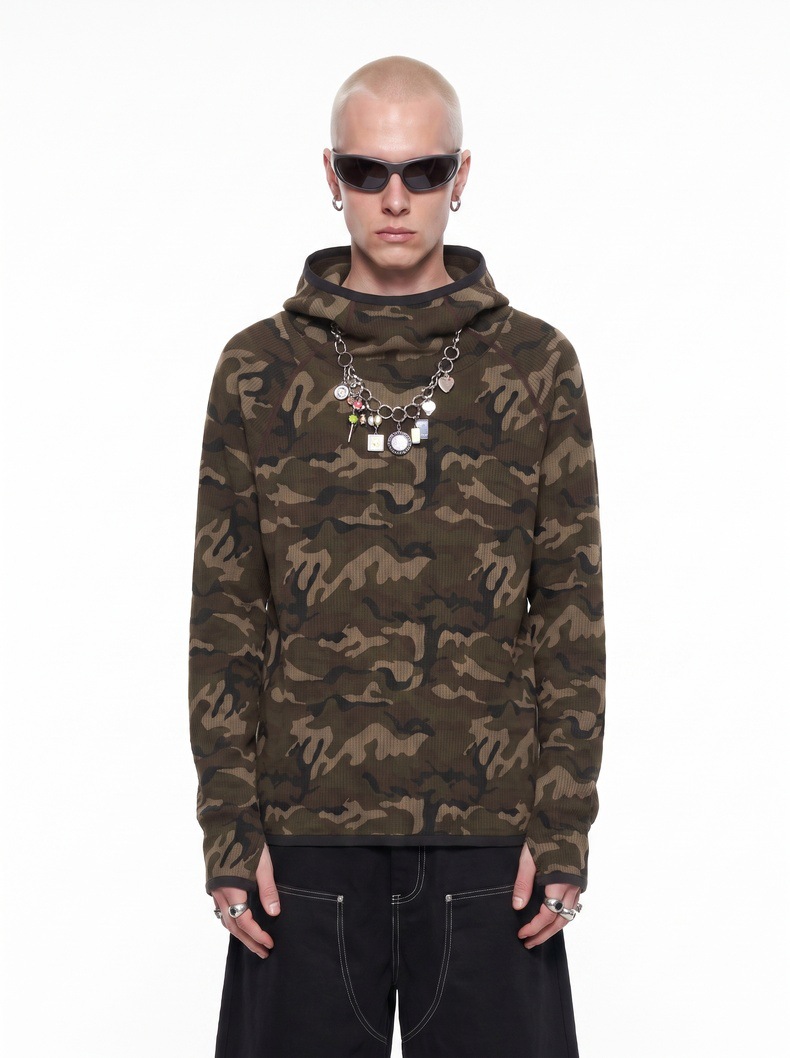 Inflation Camo 200g Hooded Hoodie