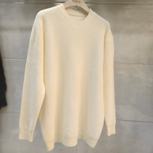 Women's Round Neck Knit Top, Loose Fit, Korean Style, Base Layer, Large Size, Autumn/Winter, Versatile Long Sleeve T-shirt