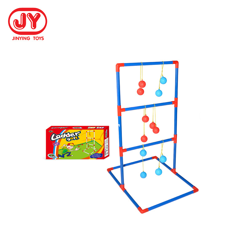 Amazon Supply escalera de golf de juguete para niños estante de escalera Bola de colisión estante parabólico Juego de Pelota de lanzamiento