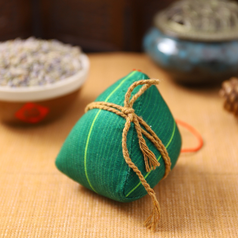 Dragon Boat Festival bolsita zongzi material paquete DIY colgante ajenjo repelente de mosquitos adornos portátiles Dragon Boat Festival regalo casero