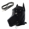 Black-dog head set contains traction band