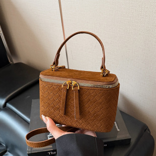 Shoulder bag, matte demi-season fashionable one-shoulder bag, high-quality style