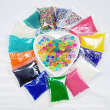 25克5000粒袋装泡后7-8mm保水水弹珠吸水弹泡大珠吸水珠水晶弹