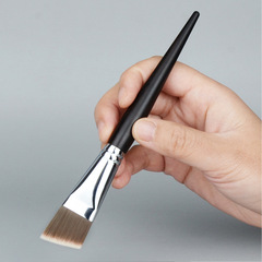 1 Piece Blade Edge Foundation Brush, Angled Foundation Brush for Base Makeup, Non-Flaking, Ultra-Thin Beauty Makeup Tool, Soft Hair Makeup Brush