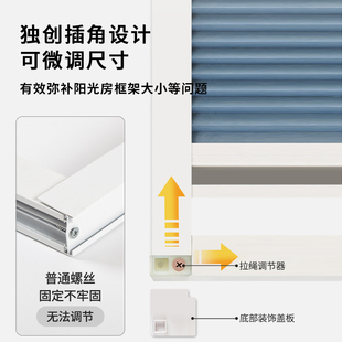 ♀Sun room sunshade roof curtain heat insulation sunscreen a variety of installation methods rich color options