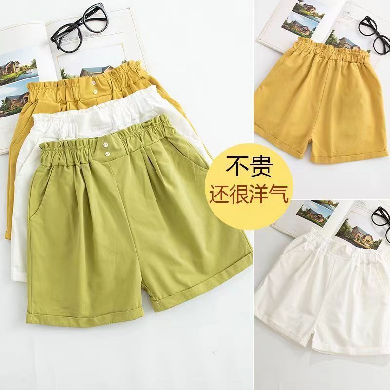女童短裤外穿儿童洋气热裤女孩夏季百搭宽松裤子中大童夏装裤衩裙