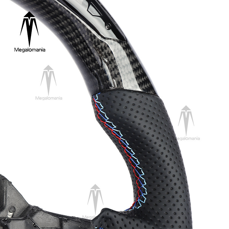 Suitable for Bmw 1234567 Series g Chassis X3X4X5X6M2M3M4M5 Led Carbon Fiber Steering Wheel Installation