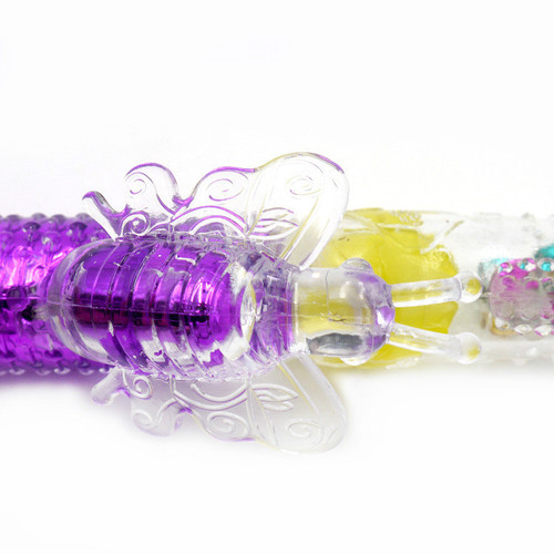 Attracting bees and butterflies telescopic swinging bead rod charging expansion colorful beads vibrating female masturbation device adult sex products