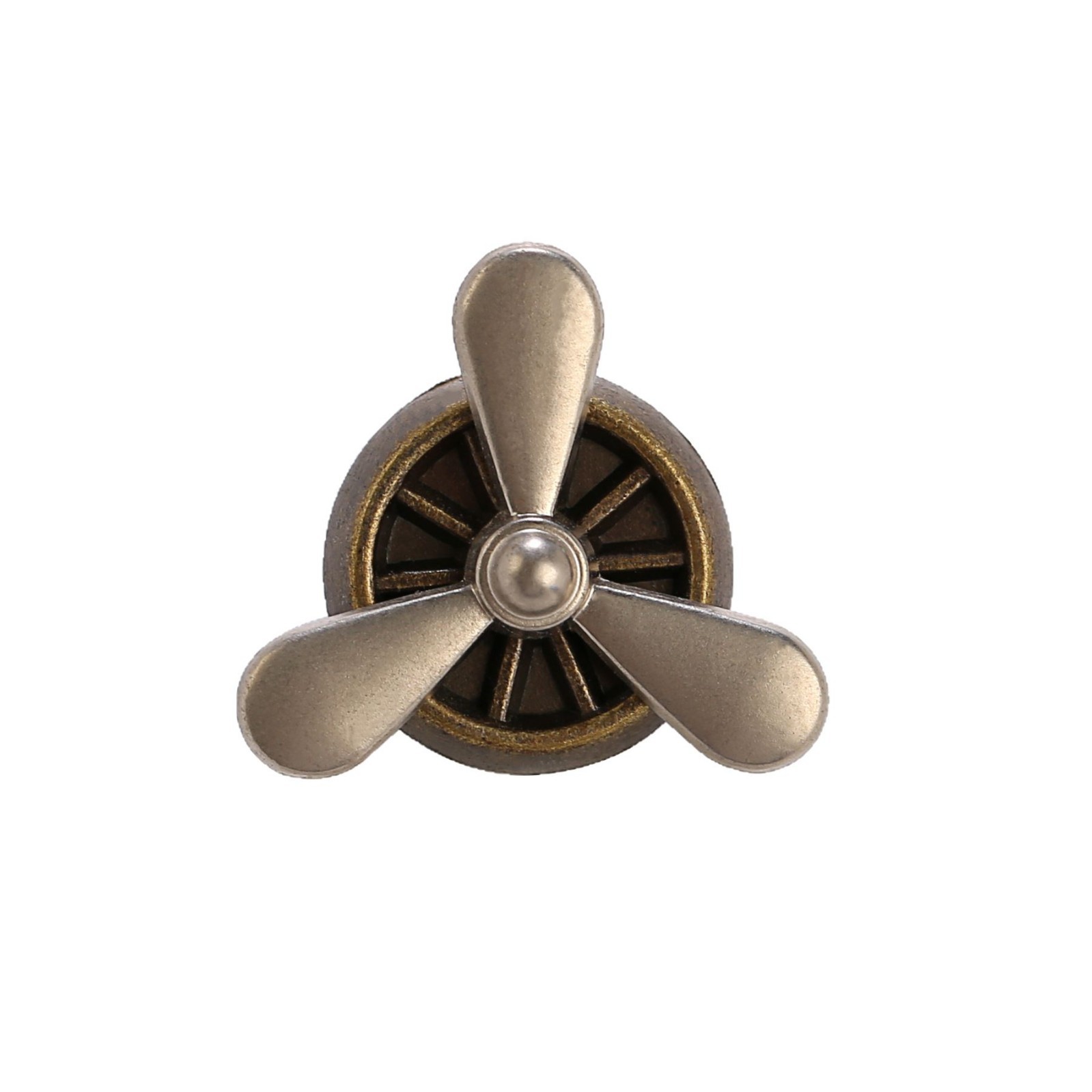 Personalizada ins vintage metal motor de avión broche hombres traje camisa collar esquina pin hebilla pequeña joyería