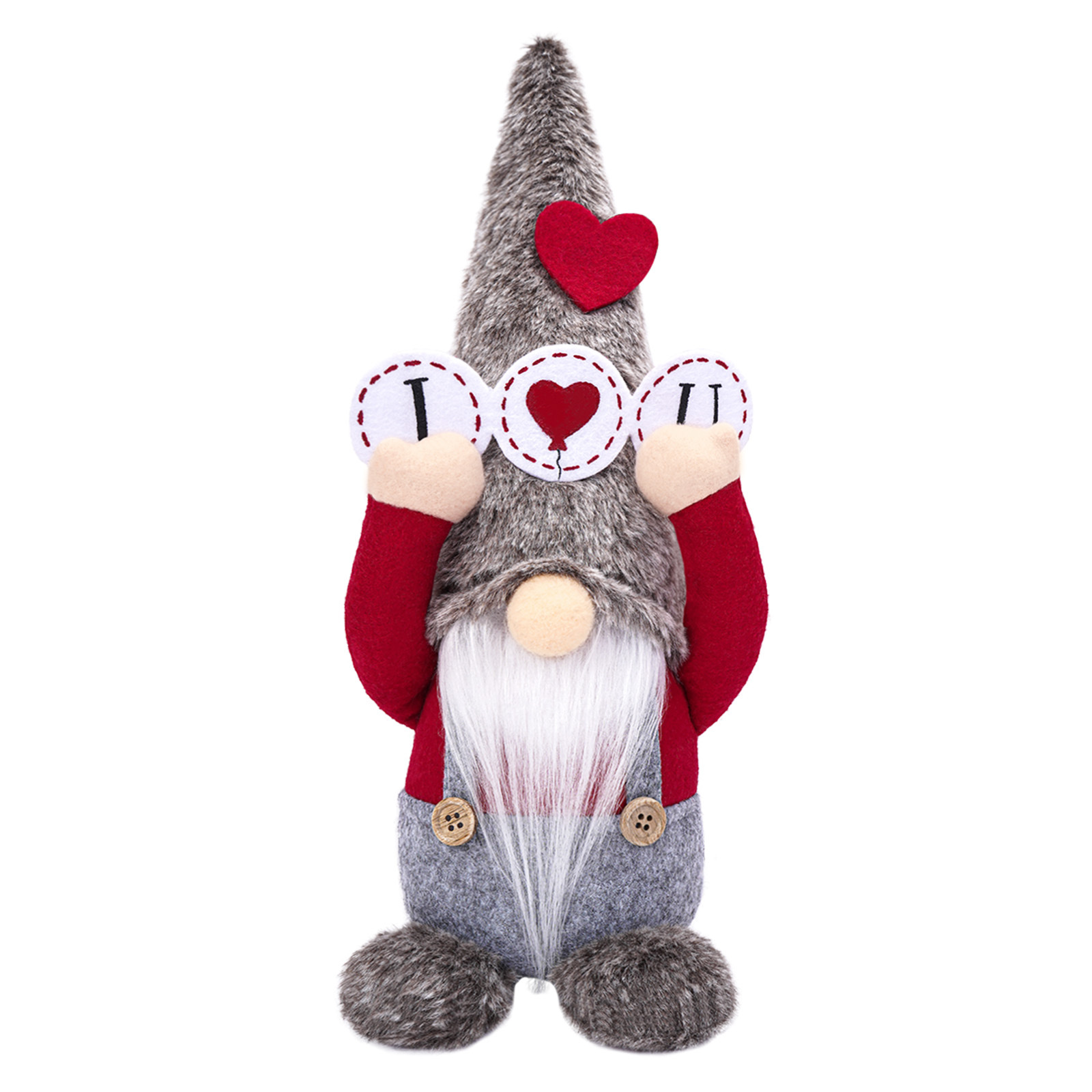 Nuevos productos transfronterizos Día de San Valentín amor muñeca sin cara lindo peluche mano enano muñeca decoración decorativa creativa