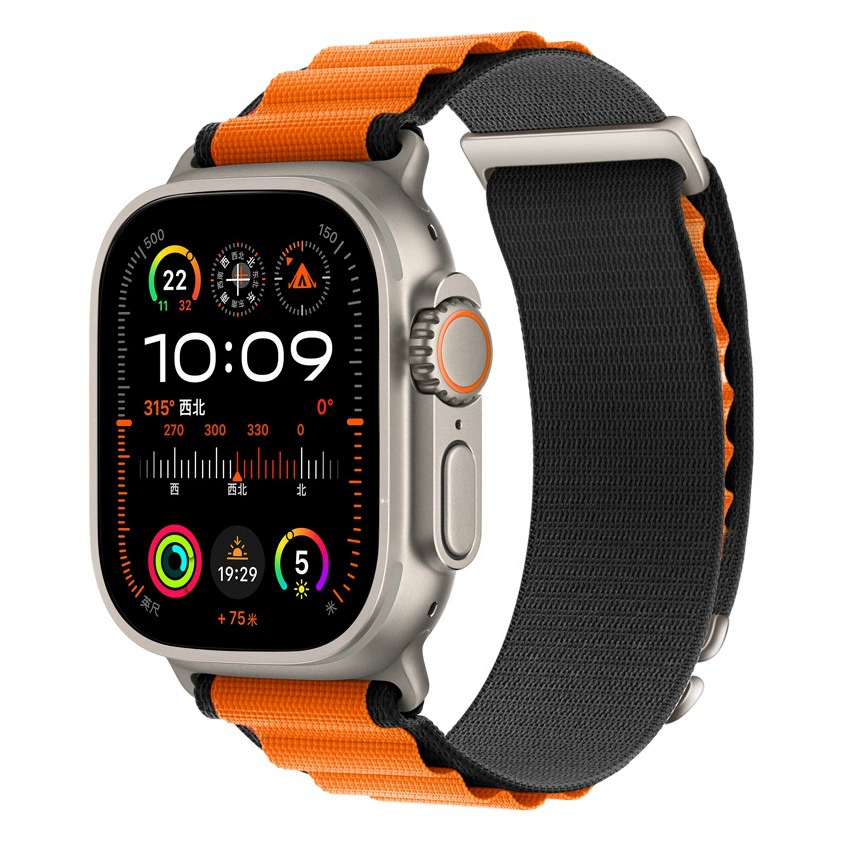 Ремешок для Apple Watch с застежкой C, двухсекционный нейлоновый ремешок Ultra Loop для высокогорных условий, подходит для Apple iWatch 11
