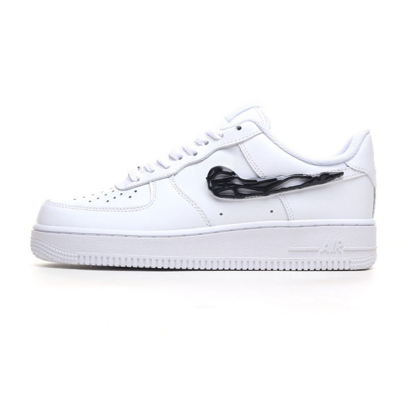 Chunyuan Air Force No. 1 Putian zapatos blancos clásicos bajos, zapatos de skate casuales, zapatos deportivos blancos.