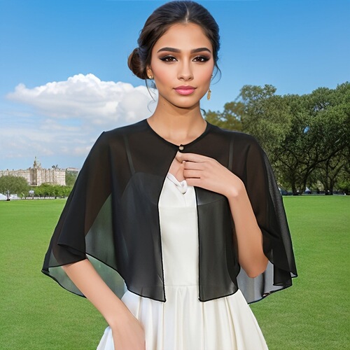 Cross-border new chiffon pearl shawl stylish fashion fine cool sunscreen thin versatile Japanese and Korean style