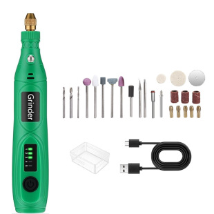 Cross-Border USB Mini Charging Speed-Adjustable Electric Grinder Metal Grinding Root Engraving Cutting Polishing Micro Electric Drill 508