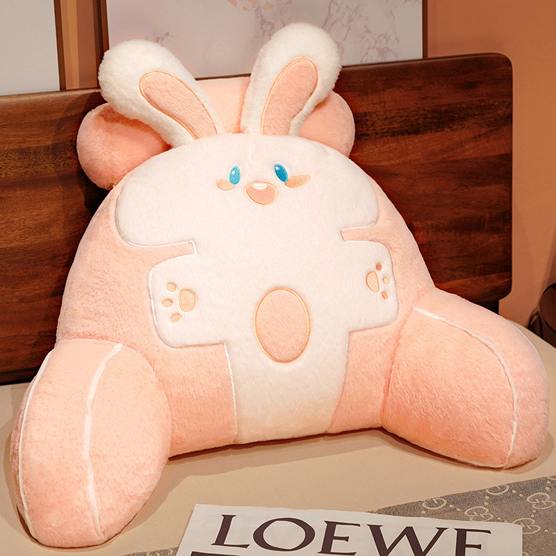 Almohada de respaldo grande para cama, suave y lavable para lectura