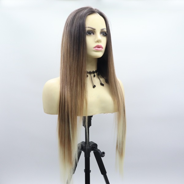 matte wig with hair parting