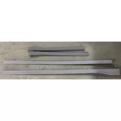 Suitable for Volkswagen Caravelle Multivan T6 T6.1 Abt Overseas R Version Wide Body Kit Front Lip Rear Lip Side Skirts (Big Surrounded) - a-set-of-t6-side-skirts-primer