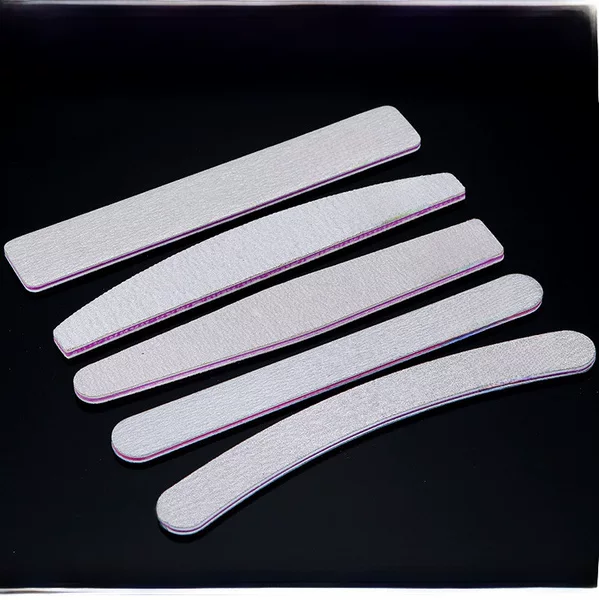 Professional factory nail rubbing strip wholesale 100-180 mesh nail file gray sandpaper nail rubbing manicure polishing