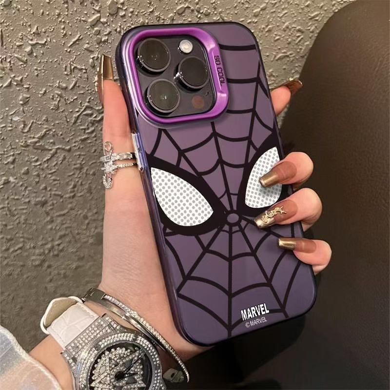 Funda de teléfono con diseño de araña de moda para Apple 17 Pro Max, funda energética personalizada para iPhone 16/15/14, texto 13