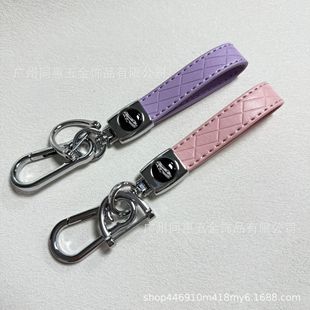 New Lingge Car Keychain Dripping Glue Small Car Standard Keychain Unisex Multi-color Car Jewelry Batch