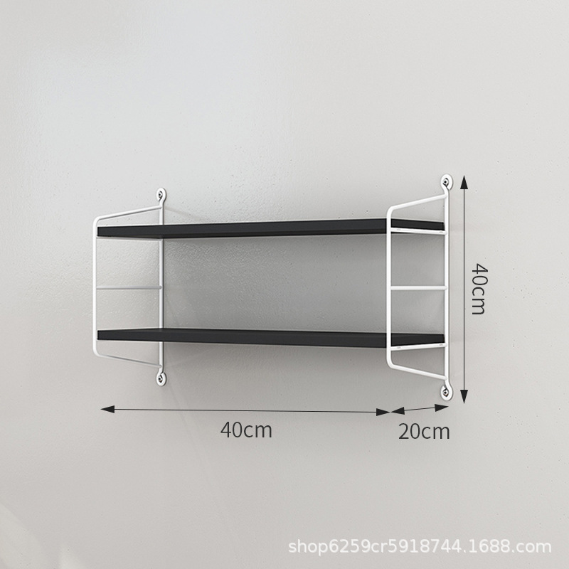 더블 레이어 블랙 프레임 블랙 40*20*40