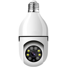 灯泡无线摄像头360度全景高清夜视手机远程wifi家用室内外监控器