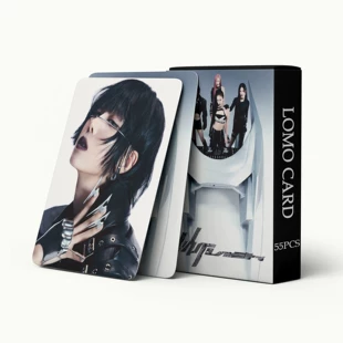 Набор LOMO-карточек AESPA Whiplash 55 шт., альбом фотокарточек, коллекционные K-pop карточки