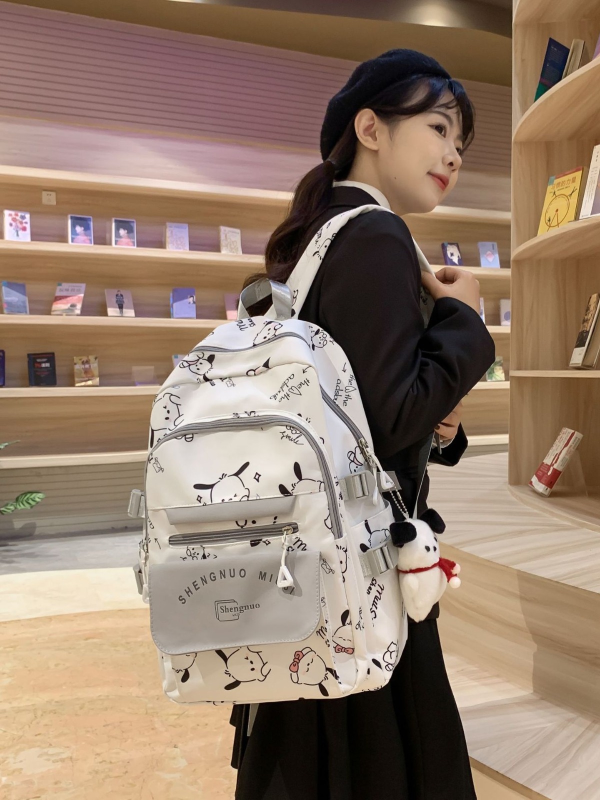 Mochila japonesa para estudiantes de secundaria adorable 2024 nueva mochila para estudiantes universitarios, mochila de gran capacidad